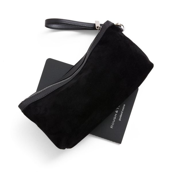 zip pouch with top stripe | lined | large - Image 29