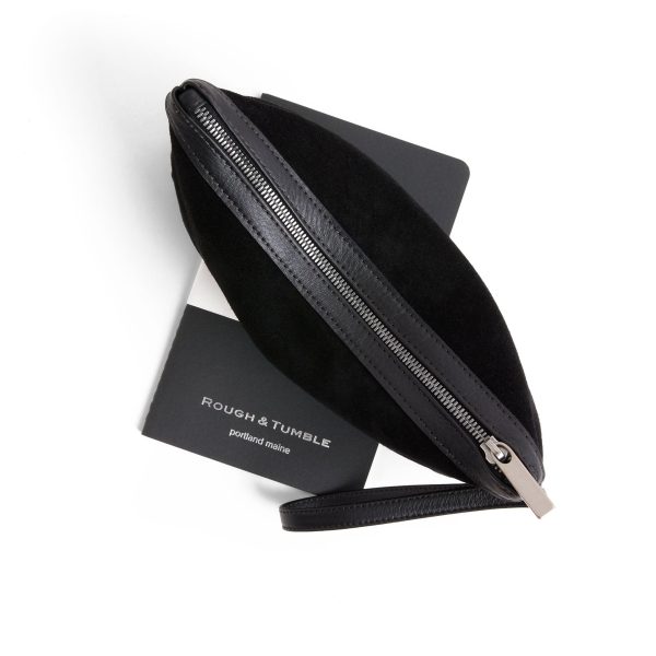zip pouch with top stripe | lined | large - Image 27