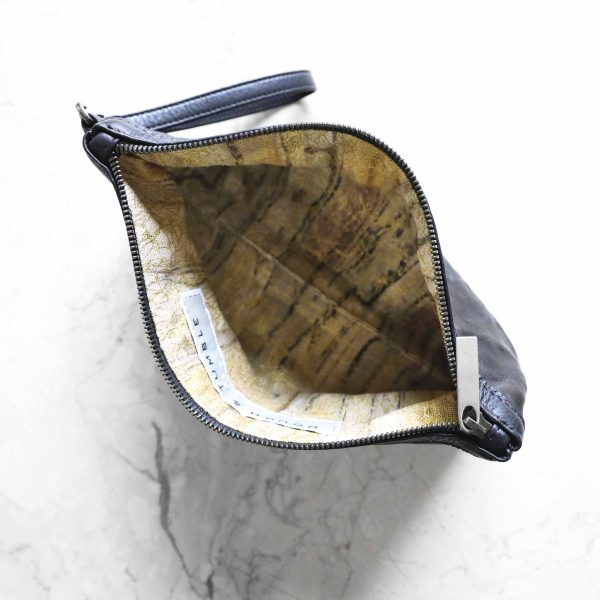 zip pouch with top stripe | lined | medium - Image 22