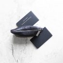 zip pouch with top stripe | lined | small