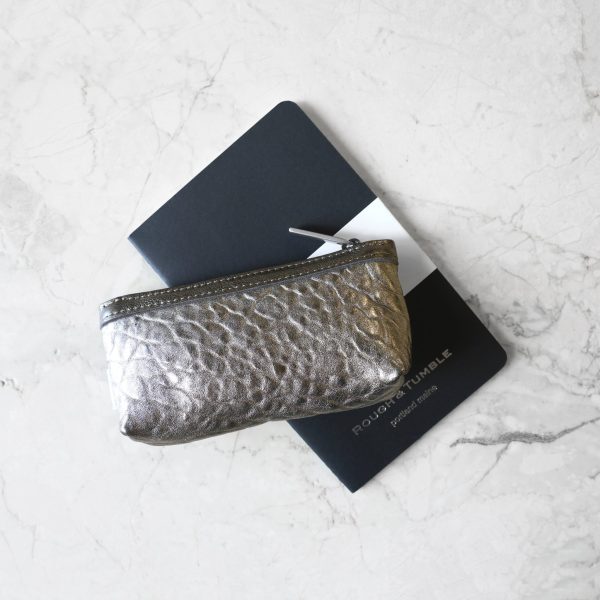 zip pouch with top stripe | lined | small - Image 14