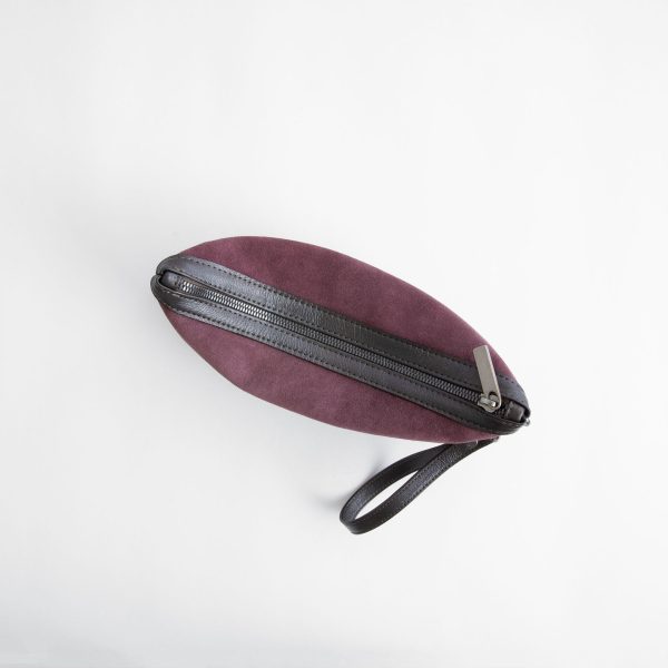 zip pouch with top stripe | lined | large - Image 10
